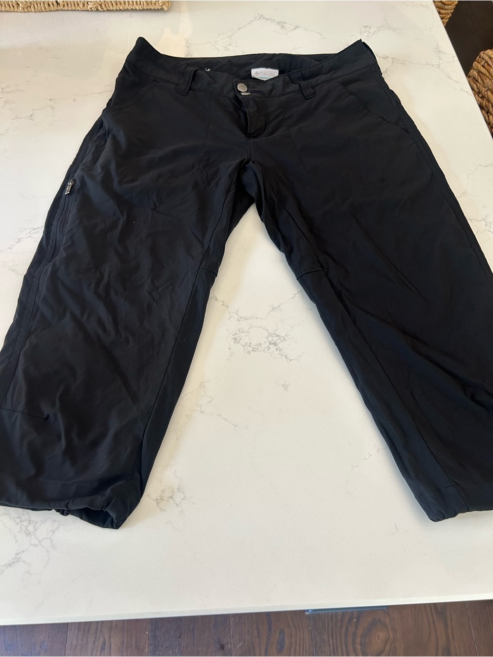 Black Women's Stretch Capris - Lightweight Everyday Fit